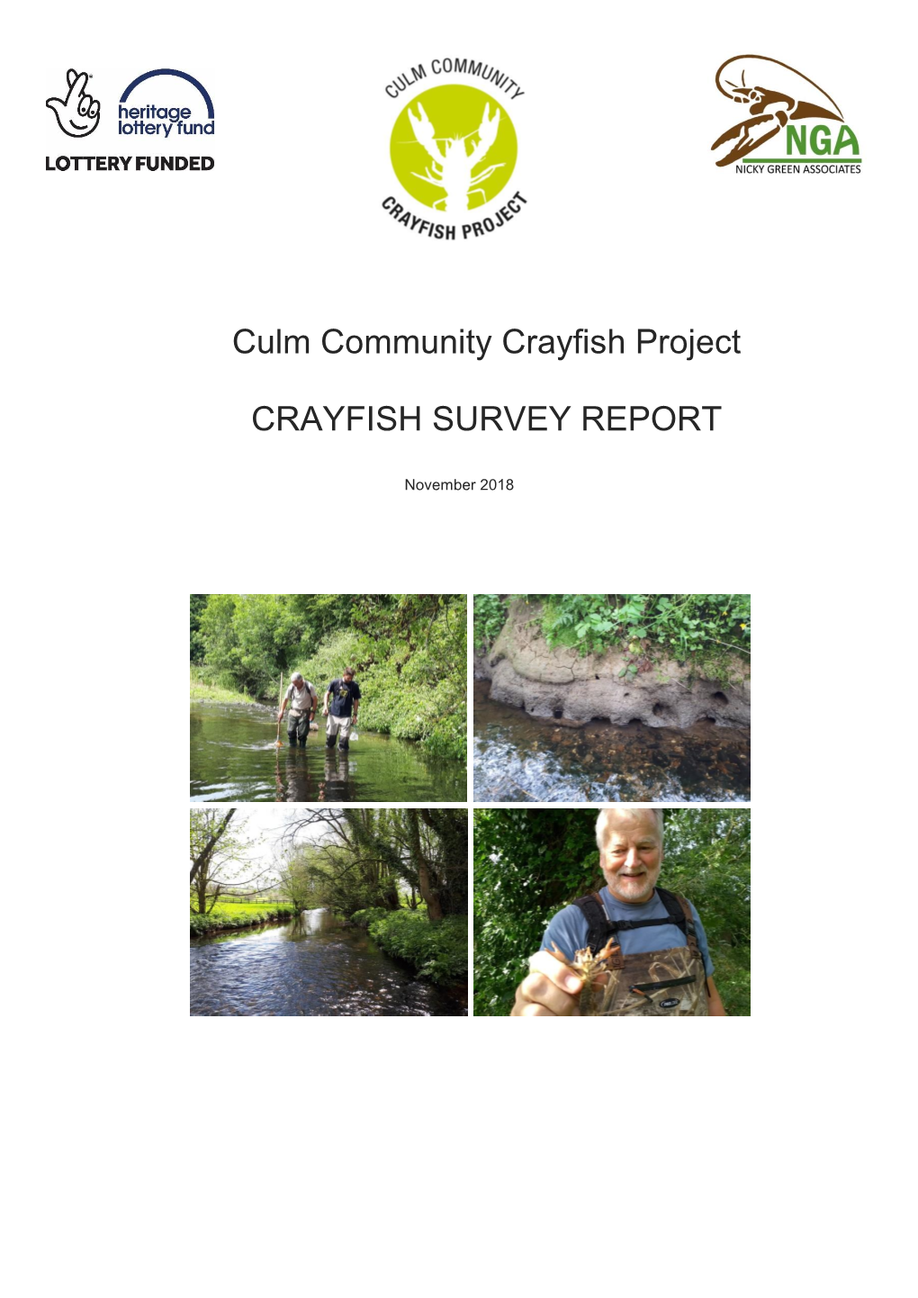 Culm Community Crayfish Project CRAYFISH SURVEY REPORT