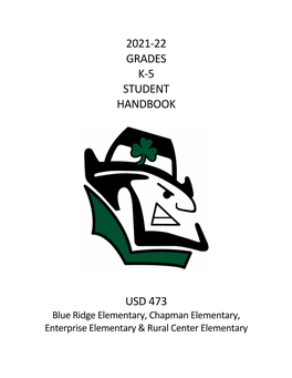 2021-22 Grades K-5 Student Handbook Usd