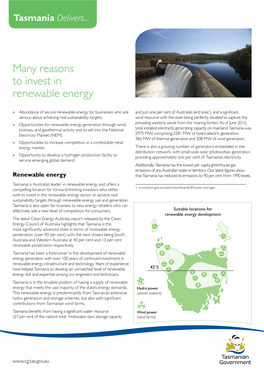 Many Reasons to Invest in Renewable Energy