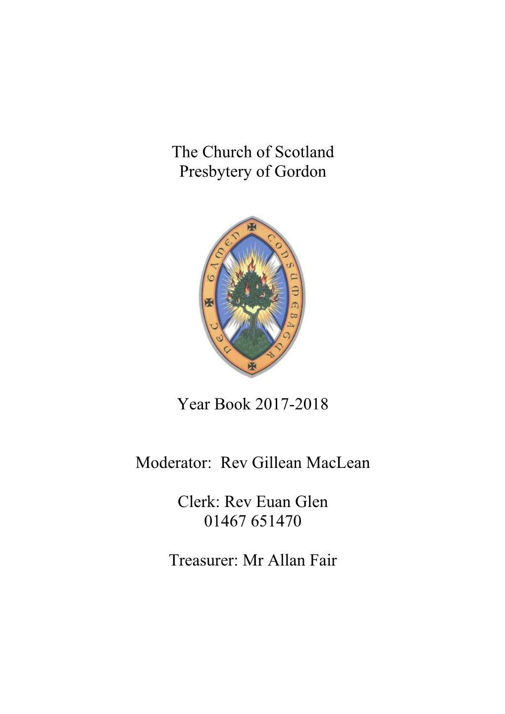 The Church of Scotland Presbytery of Gordon