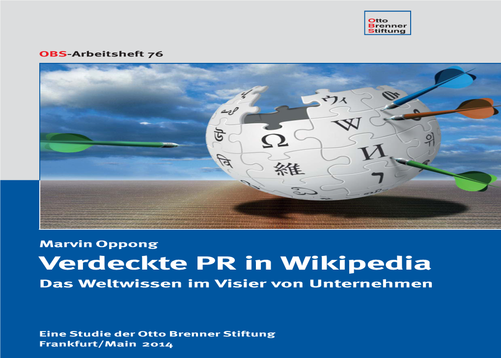 Verdeckte PR in Wikipedia