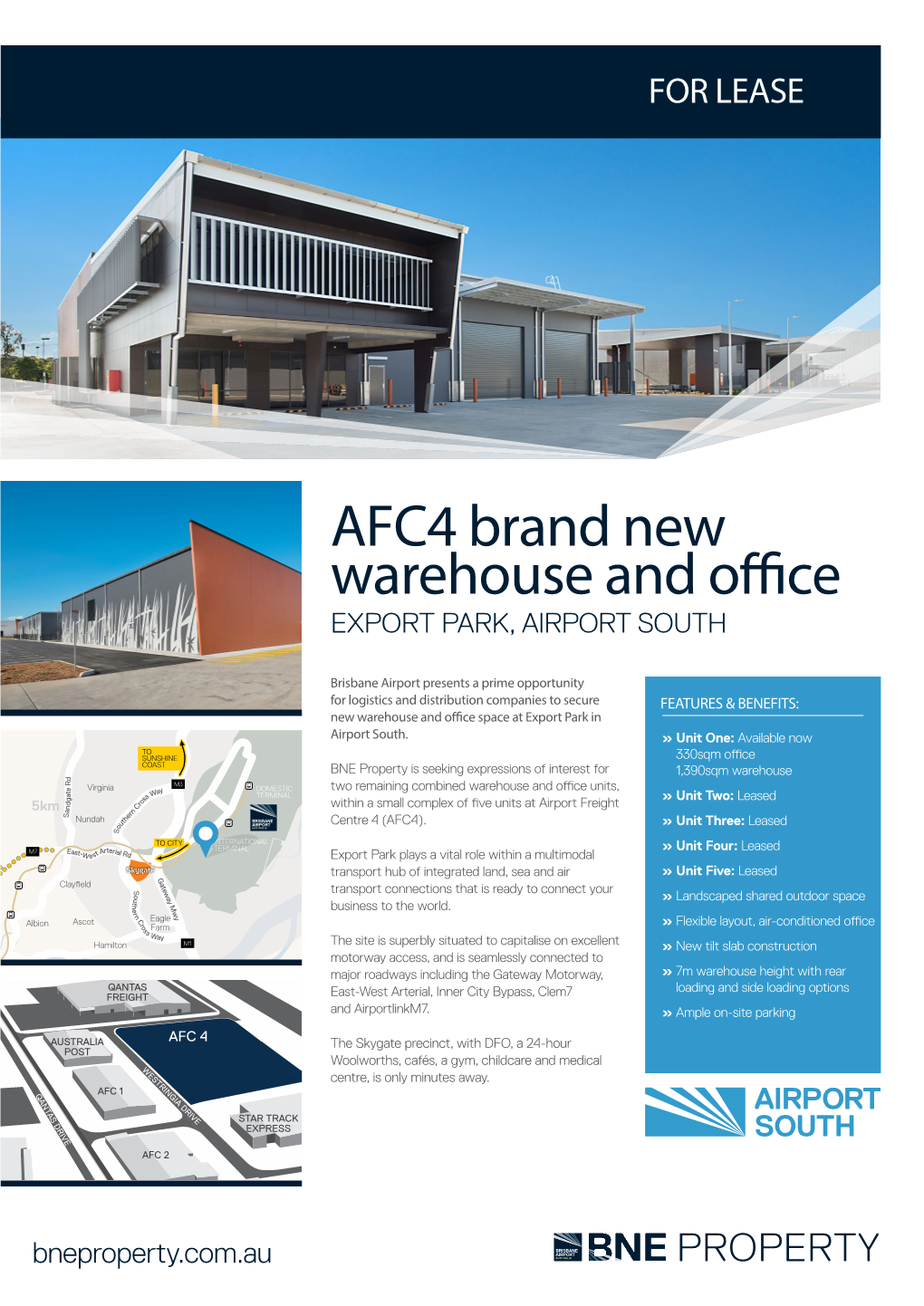 AFC4 Brand New Warehouse and Office Export Park, AIRPORT SOUTH