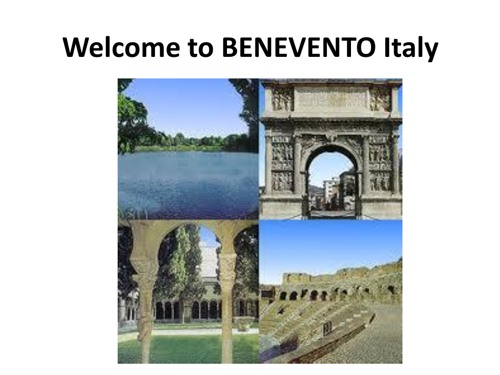 Benevento, Italy (Pdf)