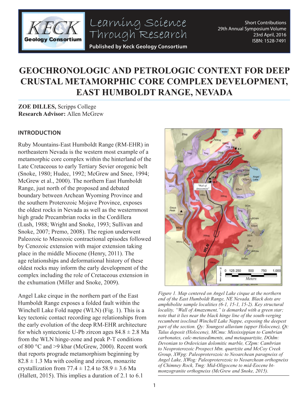 Geochronologic and Petrologic Context for Deep Crustal Metamorphic Core Complex Development, East Humboldt Range, Nevada