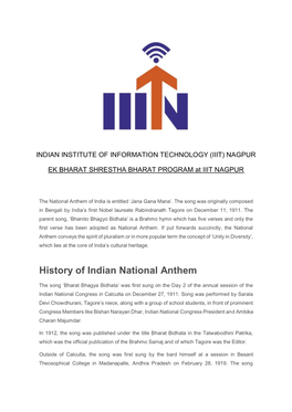 History of Indian National Anthem