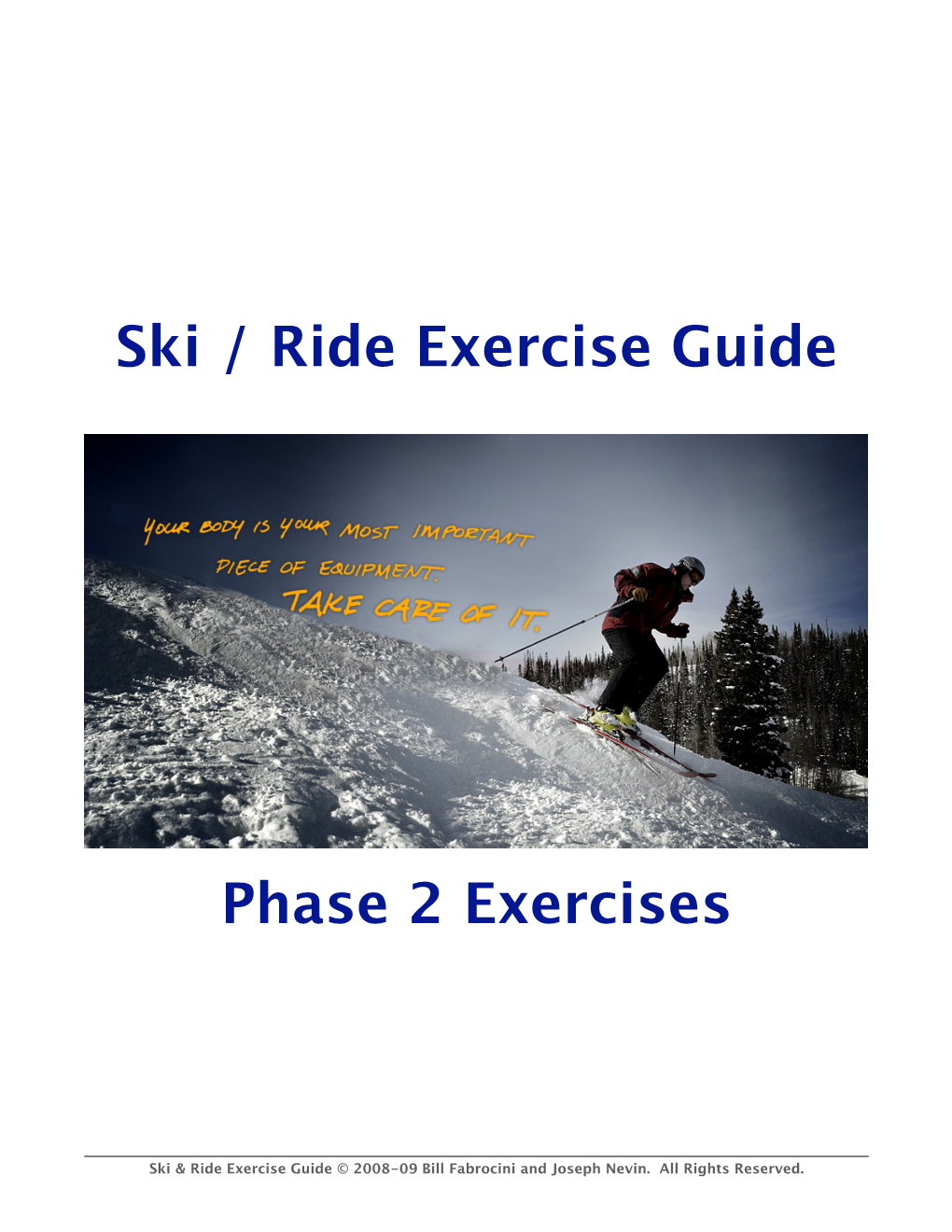 Ride Exercise Guide Phase 2 Lower Body Exercises Video