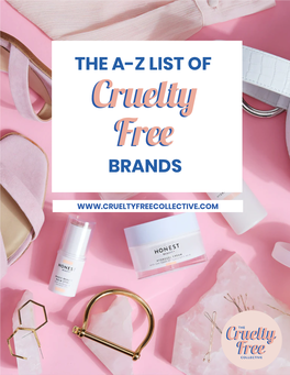 A-Z Cruelty-Free Brand Guide 2020