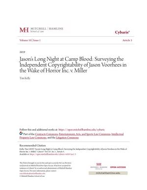 Jason's Long Night at Camp Blood