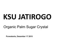 Organic Palm Sugar Crystal