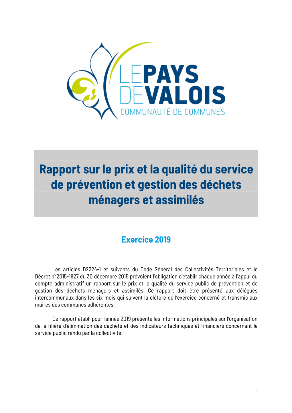 11-01 RPQS Déchets 2019