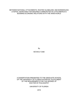 University of Florida Thesis Or Dissertation Formatting