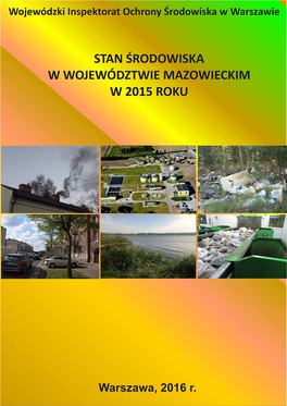 Stan Środowiska W Województwie Mazowieckim W 2015 Roku