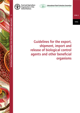 ISPM 3. Guidelines for the Export, Shipment, Import and Release Of