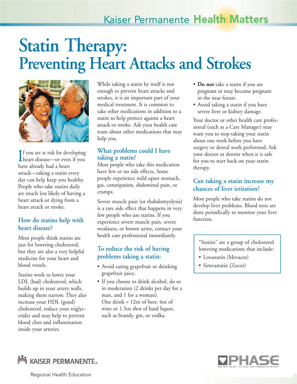 Statin Therapy: Preventing Heart Attacks and Strokes
