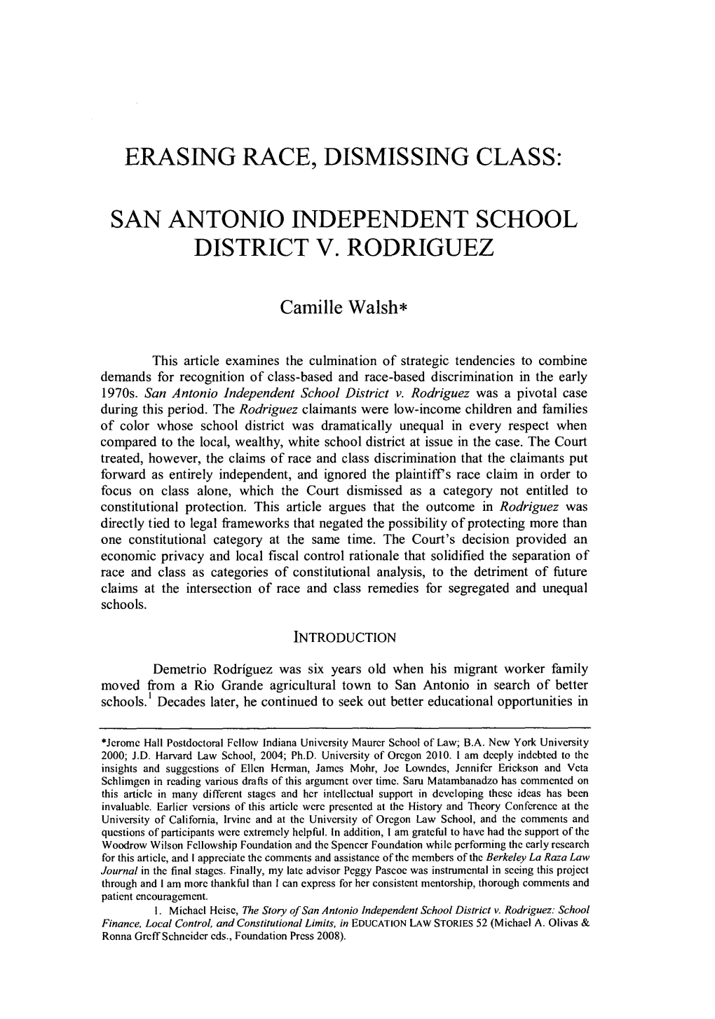 San Antonio Independent School District V