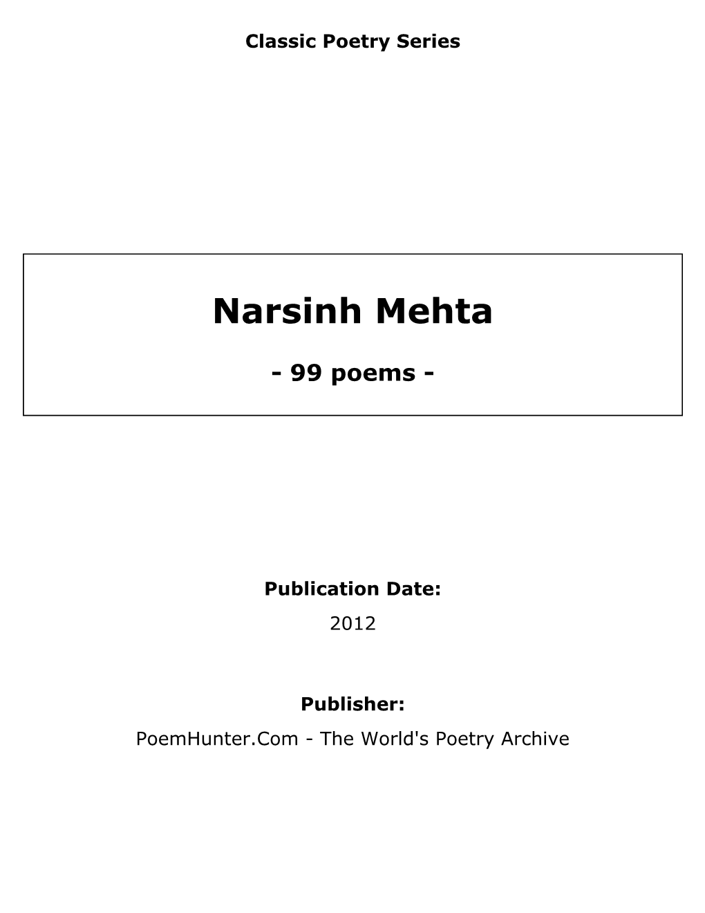 Narsinh Mehta