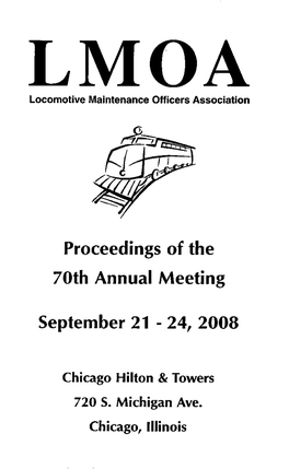 Proceedings of the 70Th Annual Meeting