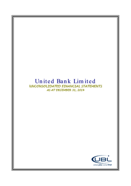 UBL Financial Statements