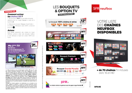 Les Bouquets & Option Tv