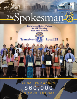 $ 6 0 , 0 0 0 in Scholarships Spokesman Mag Summer 2014.Qxp Layout 6/10/14 11:11 AM Page C2