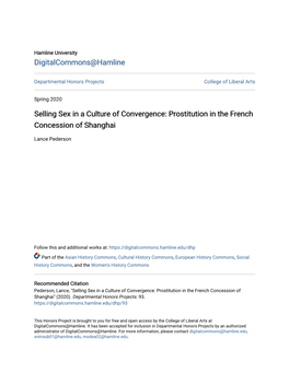 Prostitution in the French Concession of Shanghai