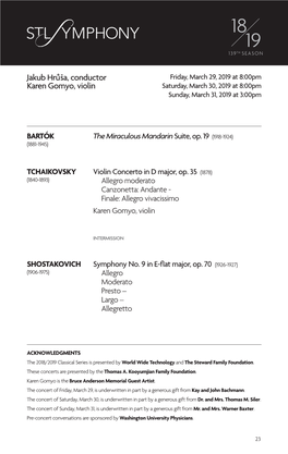 TCHAIKOVSKY Violin Concerto in D Major, Op