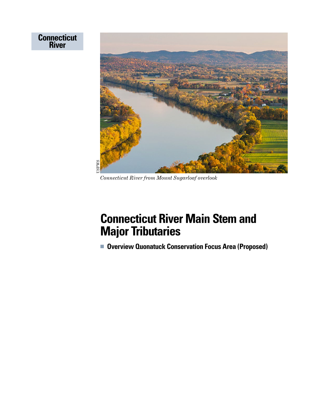 Connecticut River Main Stem and Major Tributaries