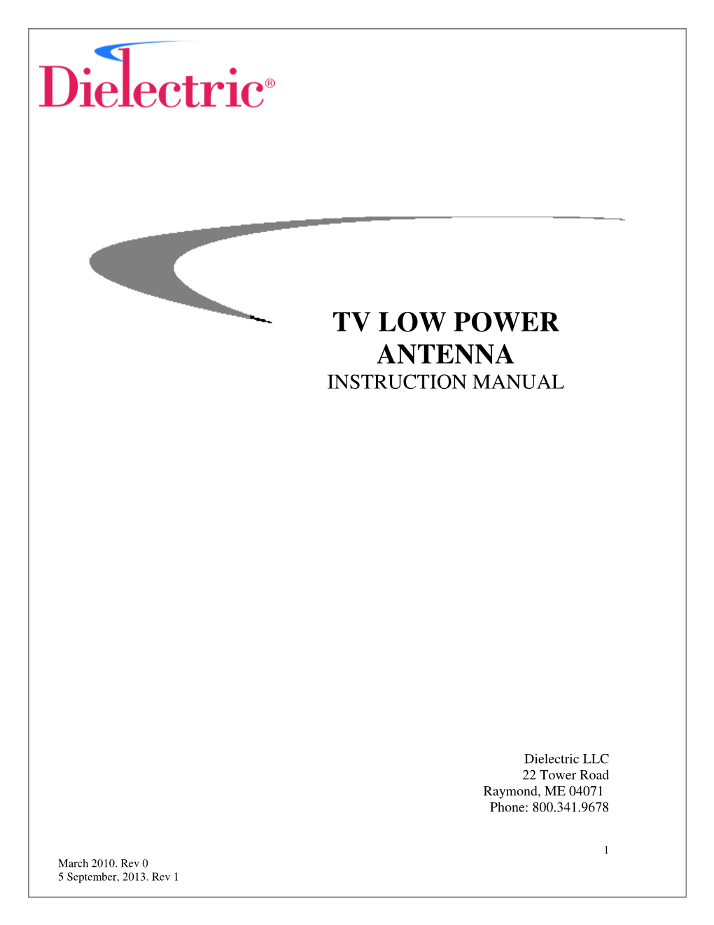 Tv Low Power Antenna