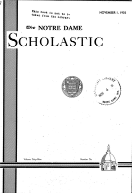 Notre Dame Scholastic, Vol. 69, No. 06