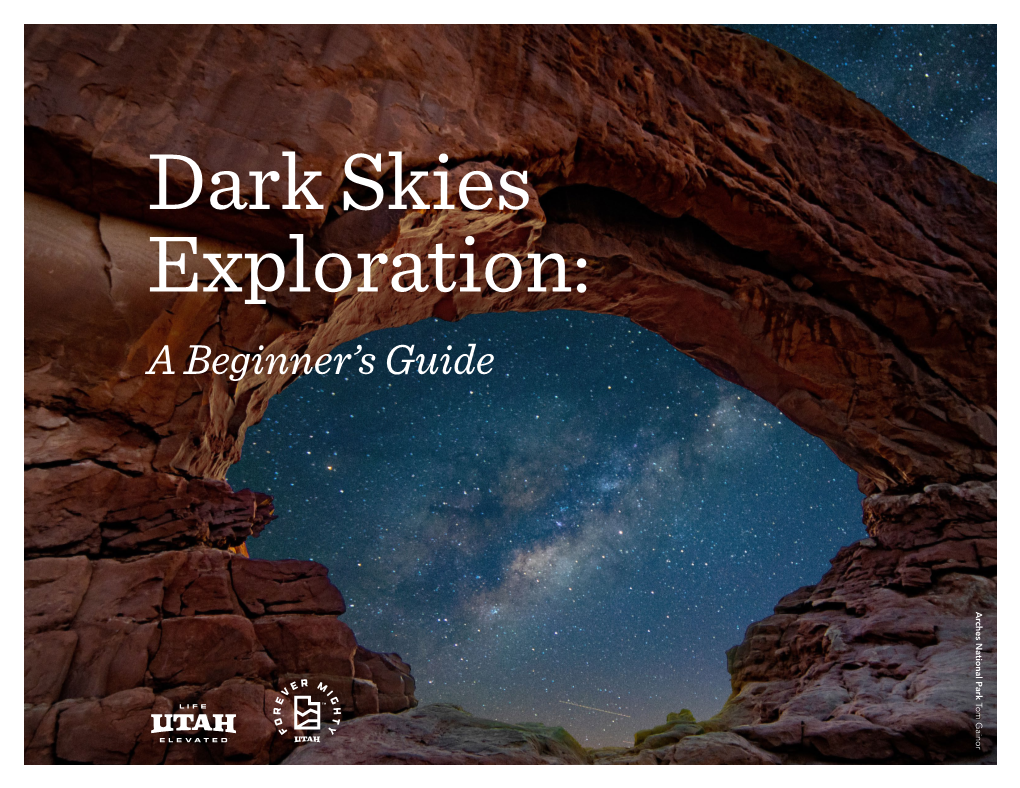 Dark Skies Exploration: a Beginner's Guide