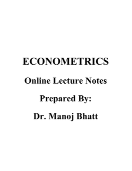 Econometrics