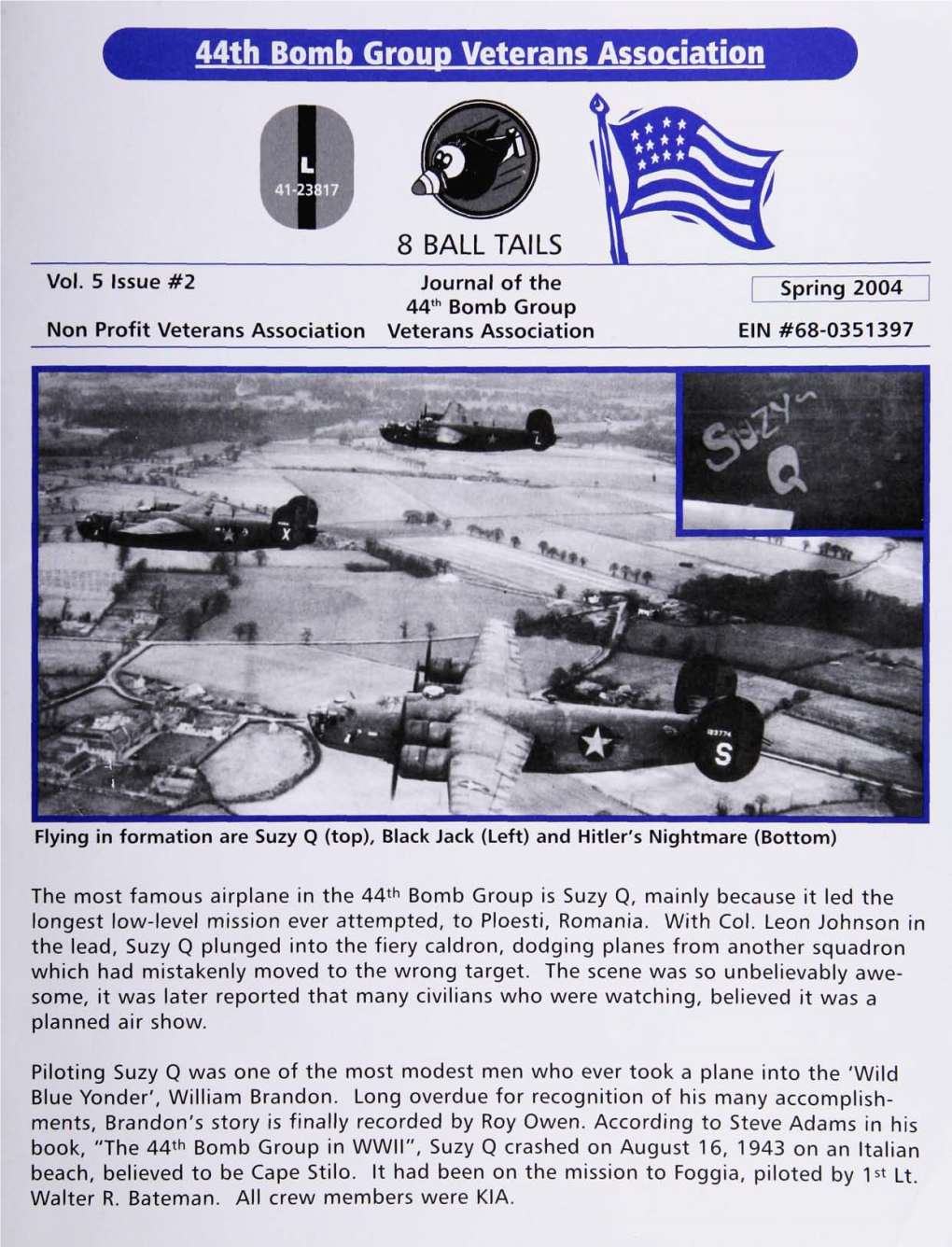 44™ Bomb Group Veterans Association Board 2003