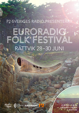 Euroradio Folk Festival RÄTTVIK 28–30 JUNI