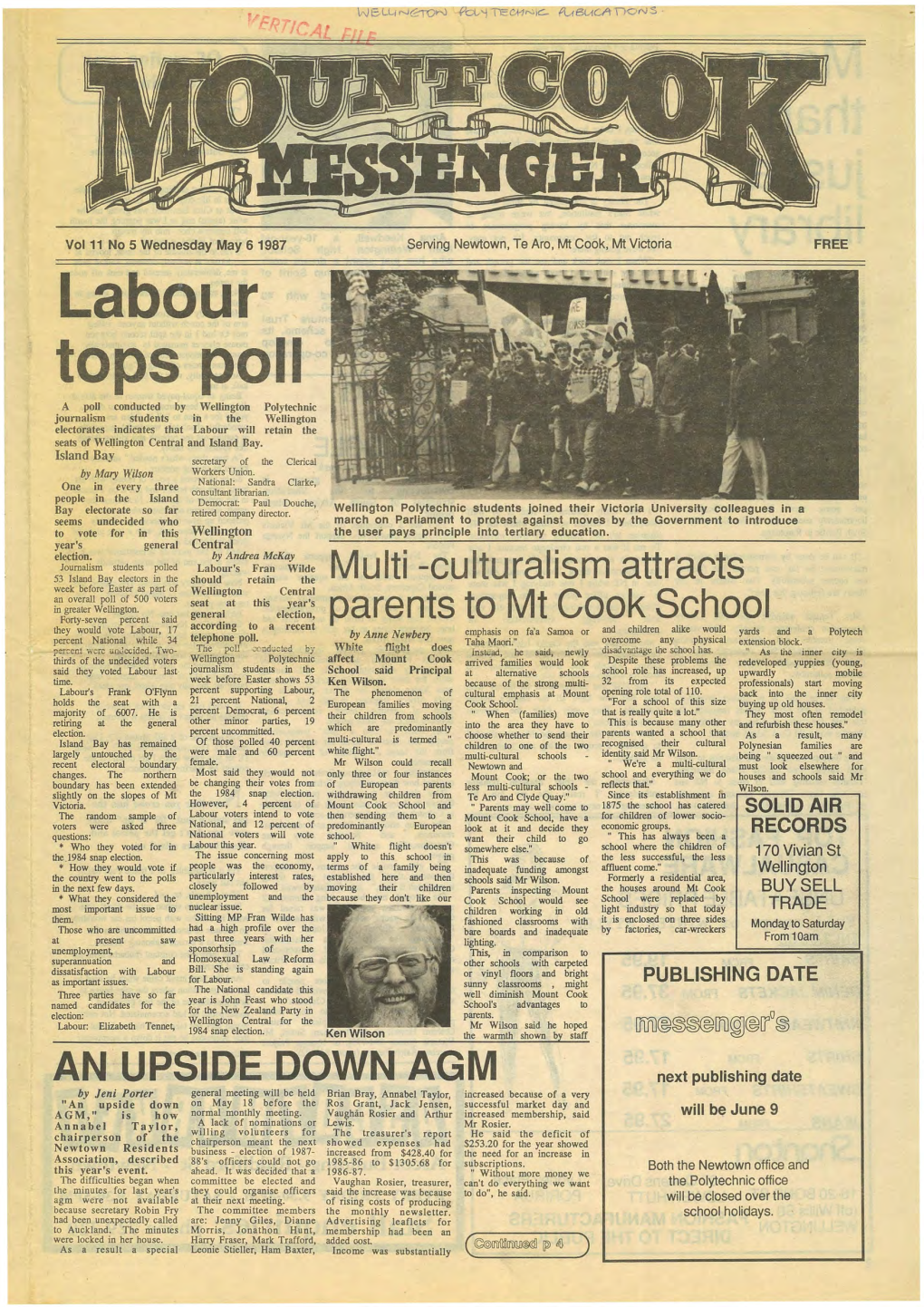 Labour Tops Poll