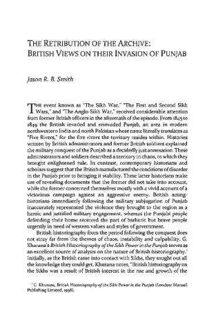 British Views on Their Invasion of Punjab