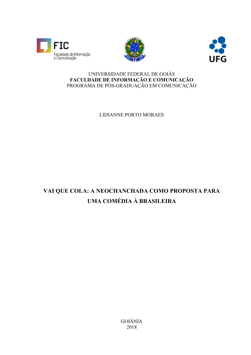 Estrutura Padrão Do Relatório De Qualificação