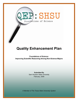Quality Enhancement Plan