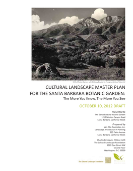 Cultural Landscape Master