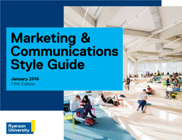 Marketing & Communications Style Guide