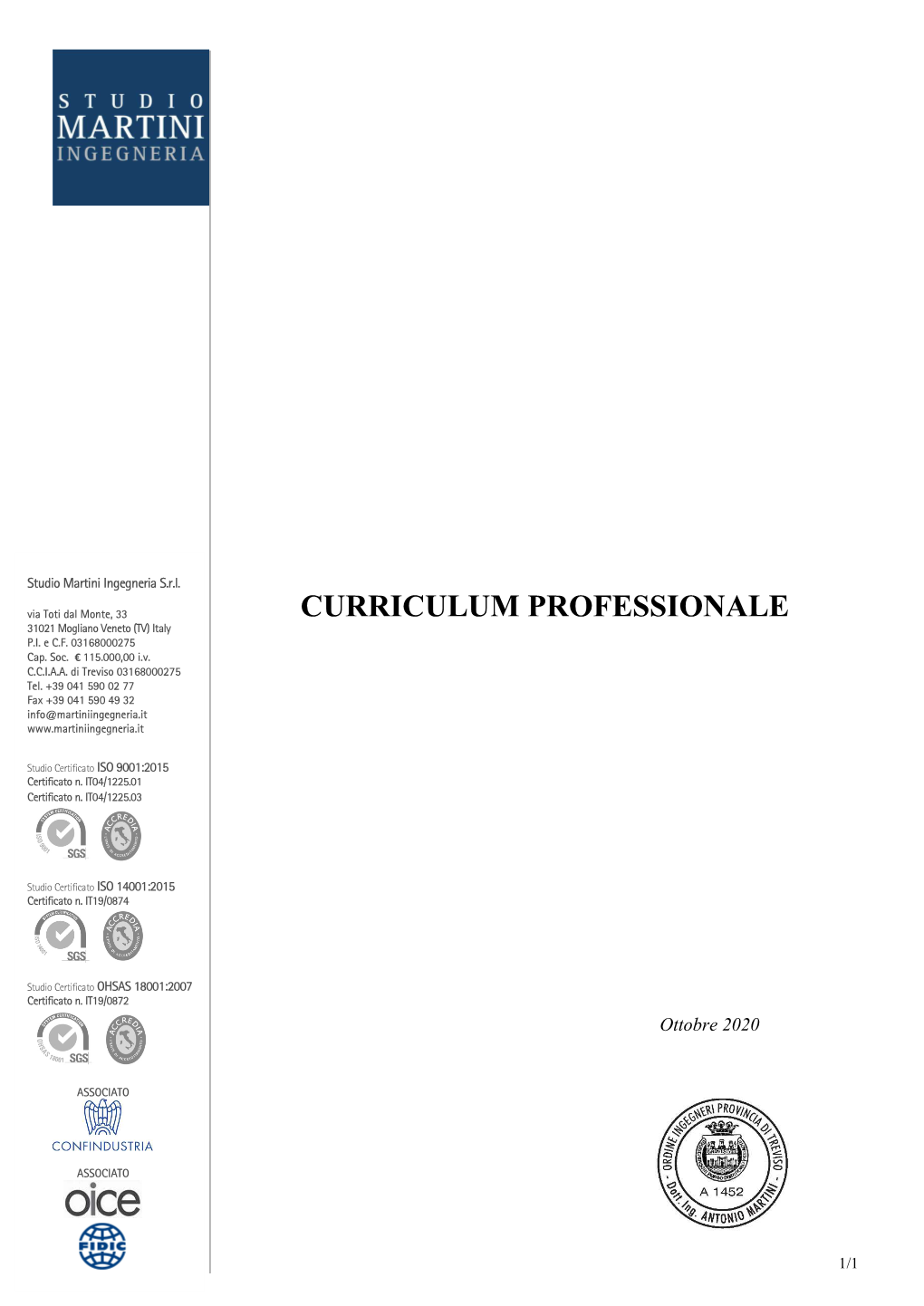 Curriculum Professionale