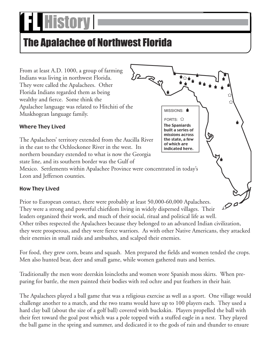 The Apalachee of Northwest Florida