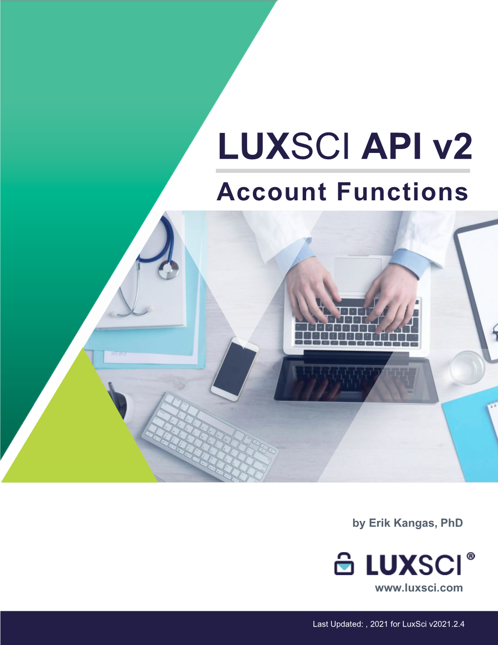 LUXSCI API V2 Account Functions