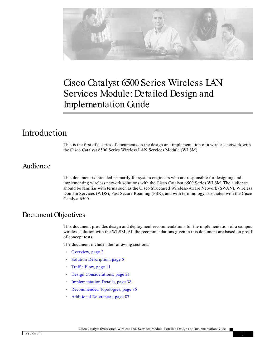 Cisco Catalyst 6500 Series Wireless LAN Services Module: Detailed Design and Implementation Guide