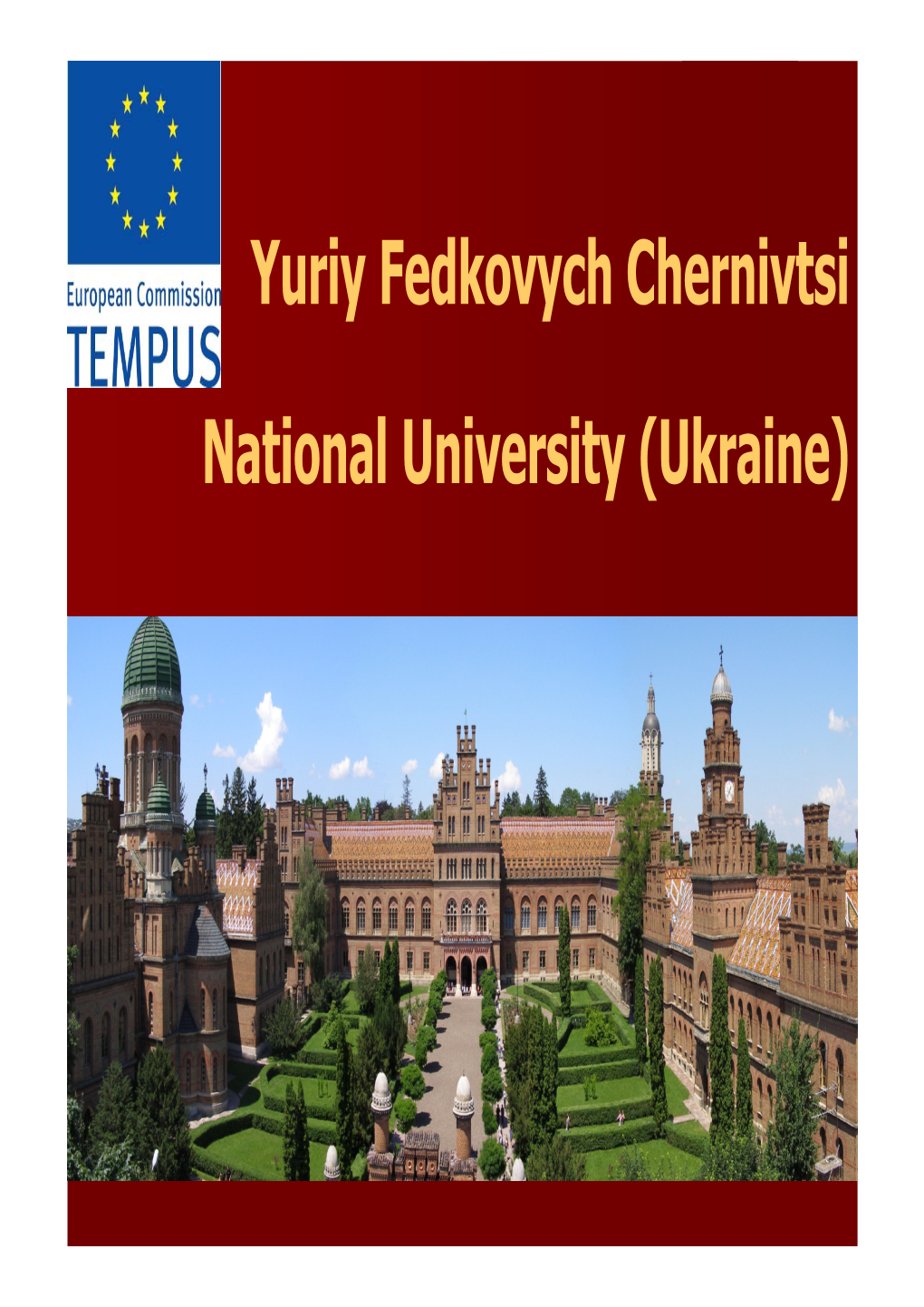 Chernivtsi National University (Ukraine)