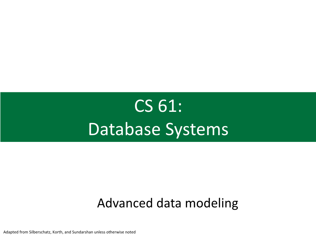 Database Systems