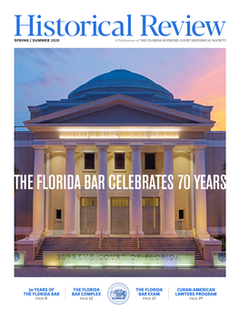 The Florida Bar Celebrates 70 Years