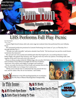 LHS Performs Fall Play Picnic