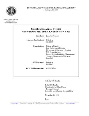 C-0083-07-04, 11/16/06, (PDF File)
