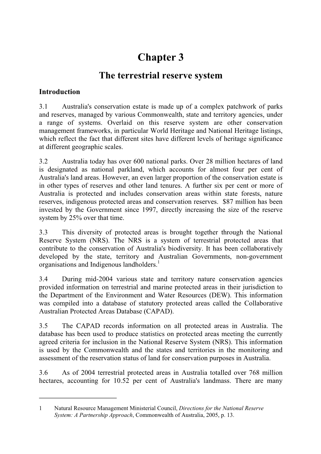 Australia's National Parks, Conservation Reserves and Marine