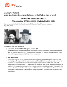 Longing for the Land: Understanding the Dream and Challenges of the Modern State of Israel